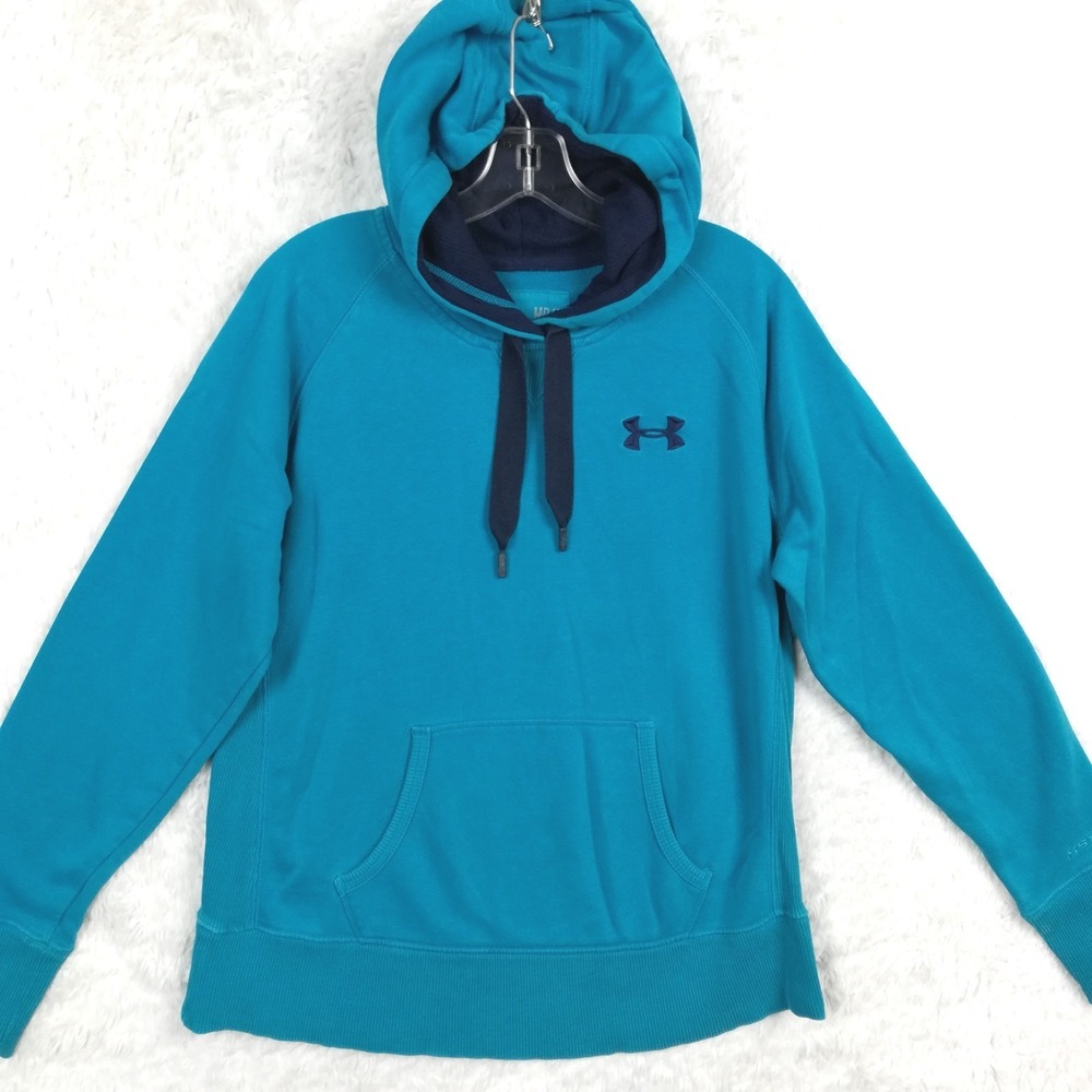 Under Armour Womens Hoodie Sweatshirt Storm Loose Fit Blue Navy Pullover‎ M